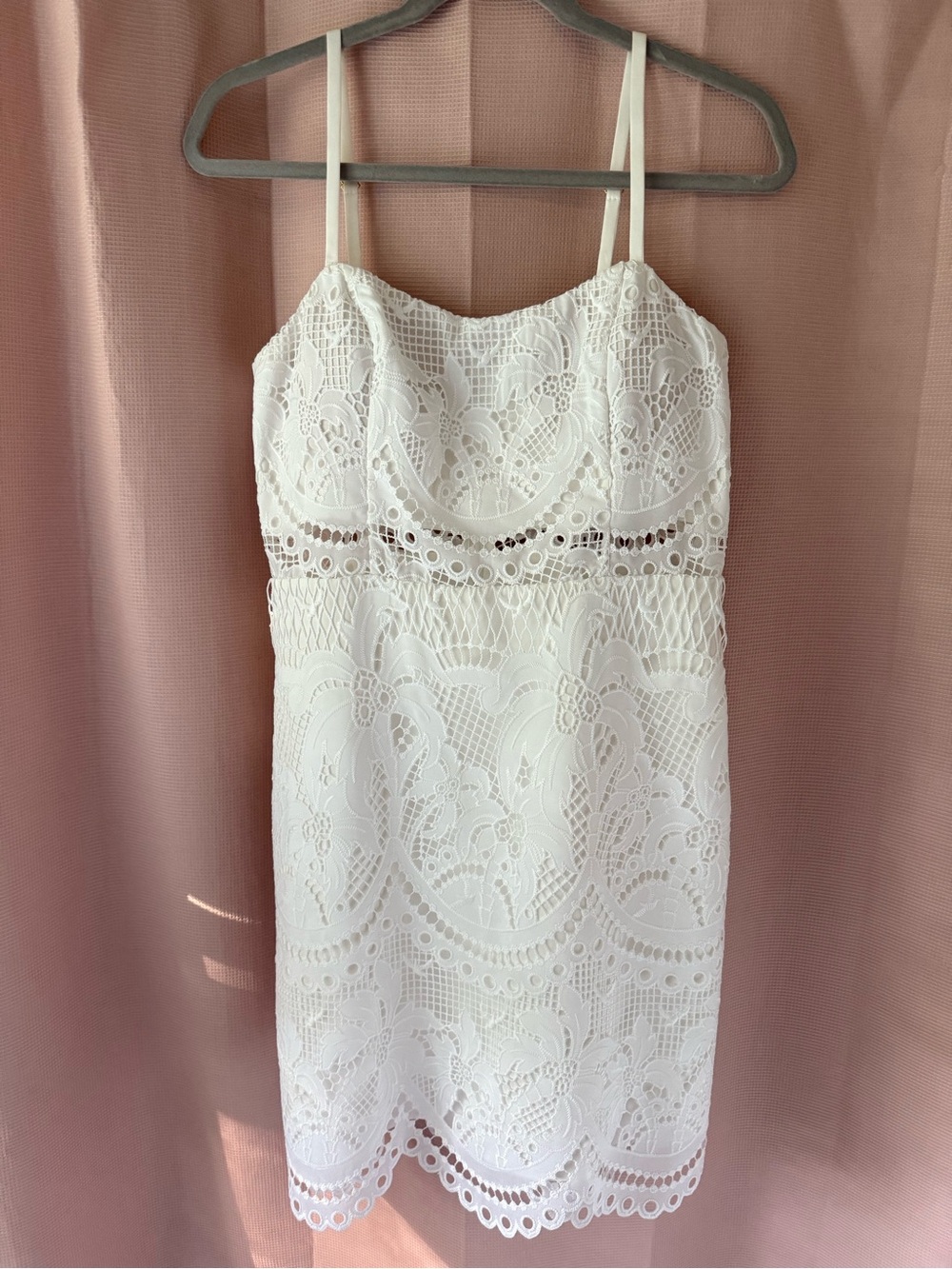 Lilly Pulitzer Emerald Green Lace Spaghetti-Strap Mini Dress - Picture 2 of 10